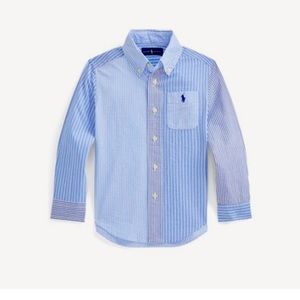 Boys Ralph Lauren polo collar shirt long sleeve size 6
